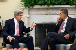 John Kerry with Barack Obama c WH