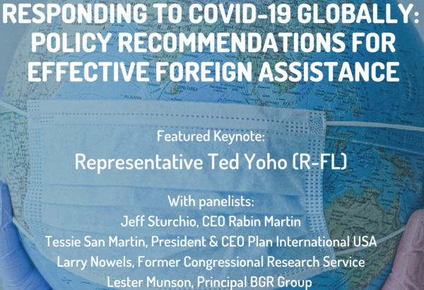 WATCH: Responding to COVID-19 Globally: Policy Recommendations for Effective Foreign Assistance
